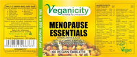 Veganicity Menopause Essentials : Women's Health Supplement : 60 Tablets, in a Planet-Friendly 99% Recycled Pot