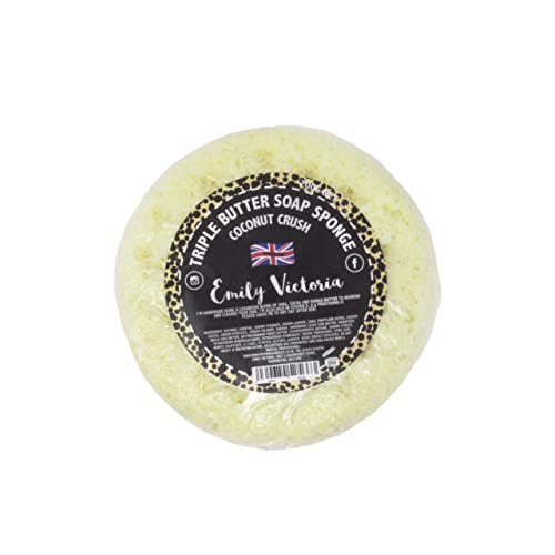 Coconut Crush Triple Butter Soap Sponge - Emily Victoria