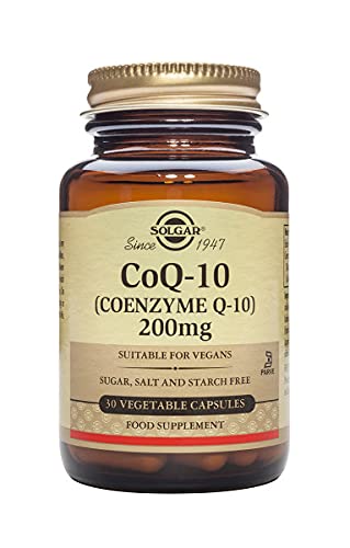 Solgar Coq-10 (Coenzyme Q-10) 200 Mg Vegetable Capsules - Pack of 30