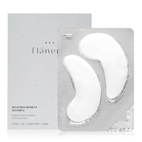 flânerie Flanerie Radiant Glow Eye Masks | Pack of 5 | 5 x 4g, with Vitamin C, Collagen and Hyaluronic Acid Eye Patches, Vegan Formula