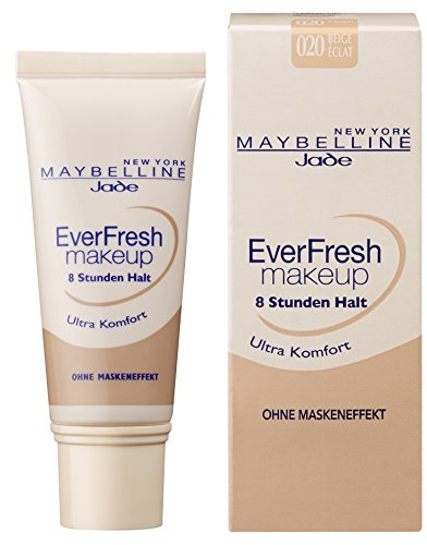 Maybelline New York EverFresh Cameo 20 Make-Up in a Skin Colour Tone for Long Lasting Coverage with High Comfort, 1 x 30 ml