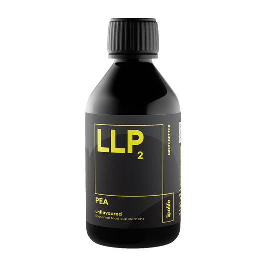 lipolife LLP2 - liposomal Pea Palmitoylethanolamide Levagen+ | High Strength | Enhanced Bioavailability | 48 Days Supply | Cognitive Health, Muscle Recovery | Helps Reduce Joint Pain and Inflammation