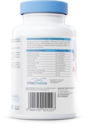 OSAVI Osavi B-Complex with Choline & Inositol - 120 Vegan caps