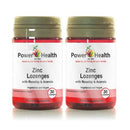 POWER HEALTH Power Health Zinc Lozenges with Rosehip & Acerola 2 x 30 Lozenges