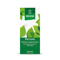 Weleda Birch Juice, Cleansing, Liquid Food Supplement, No Added Sugar, Vegan, Certified Organic, with Biodynamic Lemon Juice, 200ml
