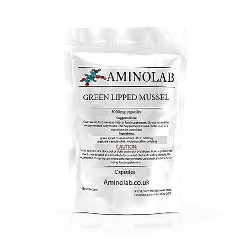 Generic Aminolab - Green LIPPED Mussel 5000mg 365 Capsules