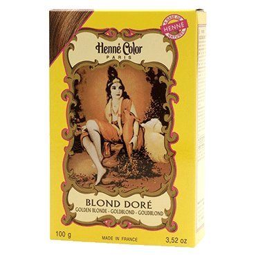 Henne Color HENNE COLOR Henna Hair Dye Powder Golden Blonde 100g (PACK OF 3)
