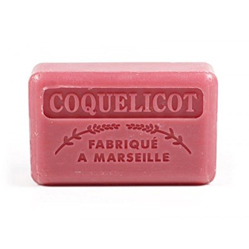125g Savon De Marseille Soap - Poppy (coquelicot) by Foufour