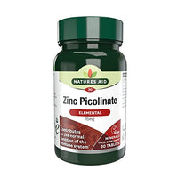 Natures Aid Zinc Picolinate 30 Tablets Pack of 2