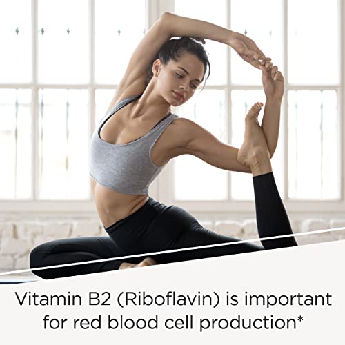 Integrative Therapeutics Riboflavin - Cellular Energy and Red Blood Cell Production Support* - Vitamin B2 Supplement - High Potency - 30 400 mg Tablets