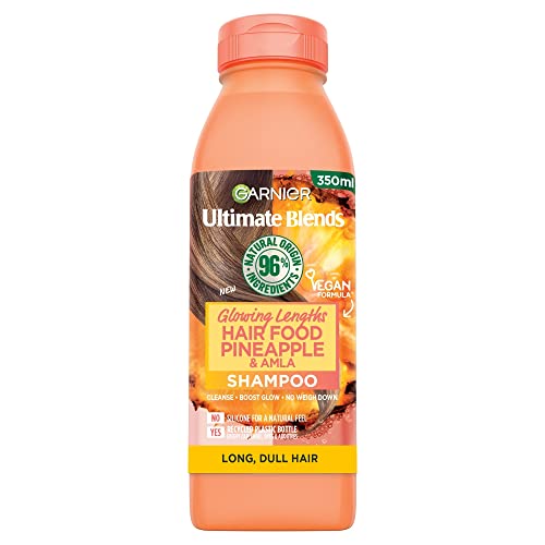 Garnier Ultimate Blends Glowing Lengths Pineapple & Amla Hair Food Shampoo for Long Dull Hair 350ml