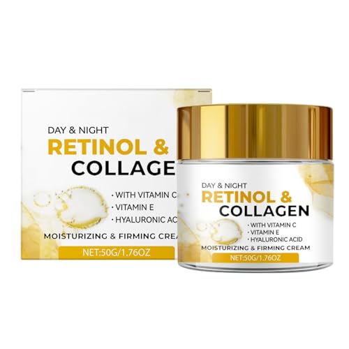 ISBEAUSOLS Retinol & Collagen Face Cream, Moisturize & Fire Skin