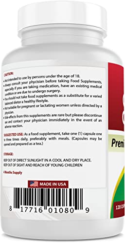 Best Naturals Ginseng Complex 1000 mg 120 Capsules (120 Count (Pack of 1))