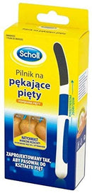 Scholl Cracked Heel Profile Foot Heel File - Instant Results, Curved Design