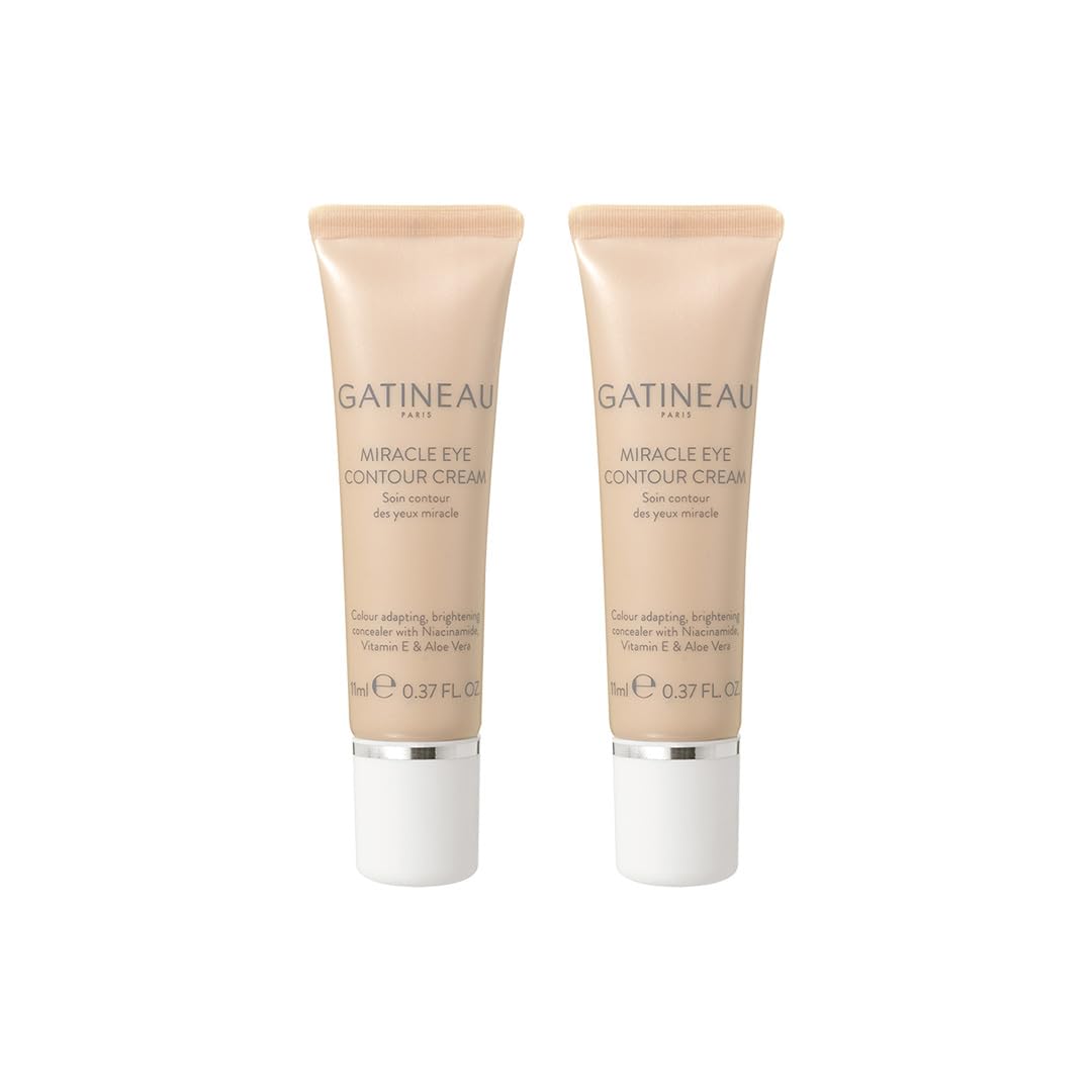 Gatineau - Perfection Ultime Miracle Eye Contour Cream, Conceal Dark Circles, Hydrating with Hyaluronic Acid & Vitamin E (11ml x 2)
