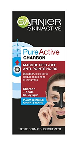 Garnier Pure Active C6104500 Peel-Off Anti-Blackhead Mask 50 ml - Pack of 2