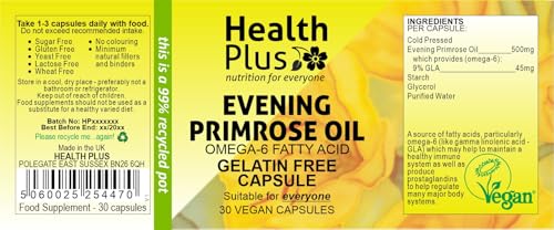 Health Plus EPO 500mg - Gelatin Free