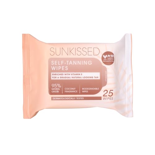SUN KISSED. Sunkissed Self-Tanning Wipes 25 Pack
