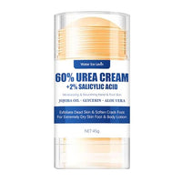 NLFOX 60 Urea Foot Cream - Heel Balm Foot Cream for Cracked Heels and Dry Skin - Urea Cream for Very Dry Feet and Hands - blue stick