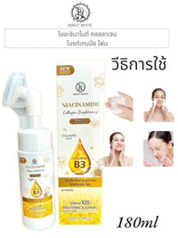 RKS BEAUTY PRODUCTS Venus White Niacinamide Collagen Brightening Foam with Vitamin B3, 20x Brightening Formula 180ML
