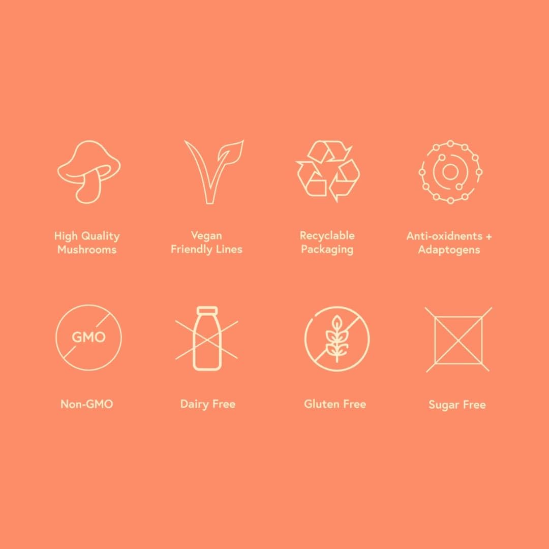 Sixways Ashwagandha + Reishi Cacao Drink, Natural Sleep, Hormone and Anxiety Aid, Gluten Free and Vegan, with Magnesium Glycinate and Lemon Balm, 30 Servings (150g)