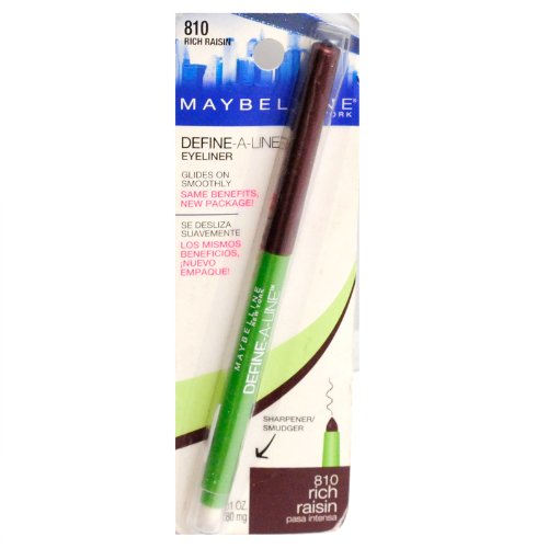 MAYBELLINE DEFINE-A-LINE EYELINER '810' RICH RAISIN