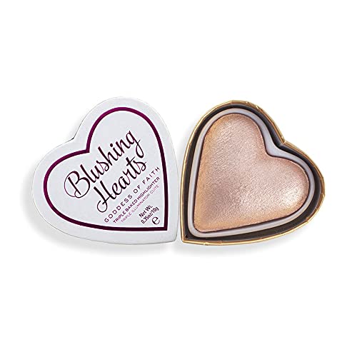 Revolution Beauty London I Heart Revolution, Blushing Hearts, Highlighter, Goddess of Faith, 10g