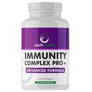 Immunity Complex Pro+ – Immune System Support Supplement with Vitamin D3-120 Capsules - Zinc, Elderberry, Iron, B12, C, Turmeric, Selenium, Garlic, Probiotics & More – Vegan