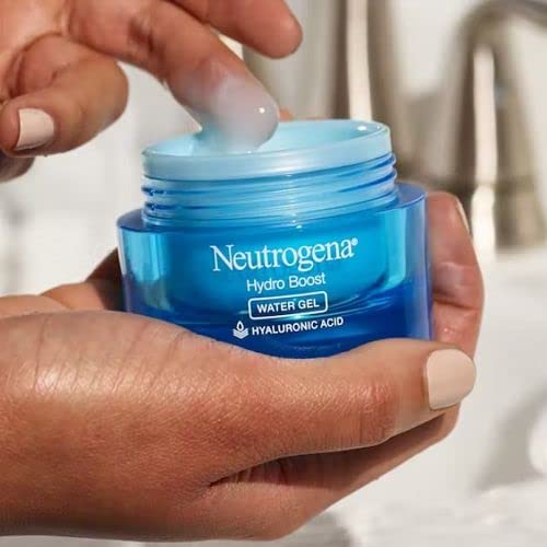 Neutrogena Hydro Boost 3-Step Regime, Cleanse + Moisturiser Hylauronic Serum, Brown