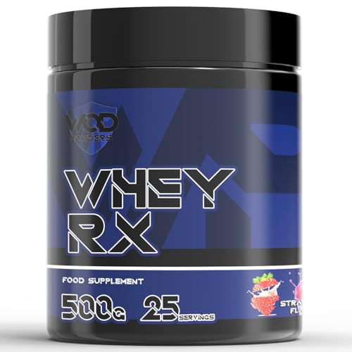 Hellenia WHEY RX - Muscle Building and Recovery Protein Powder - WOD Powders | Low Carb, Low Sugar, Low Fat, High in BCAA’s | Whey Protein Powder (Summer Strawberry)