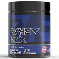 Hellenia WHEY RX - Muscle Building and Recovery Protein Powder - WOD Powders | Low Carb, Low Sugar, Low Fat, High in BCAA’s | Whey Protein Powder (Summer Strawberry)