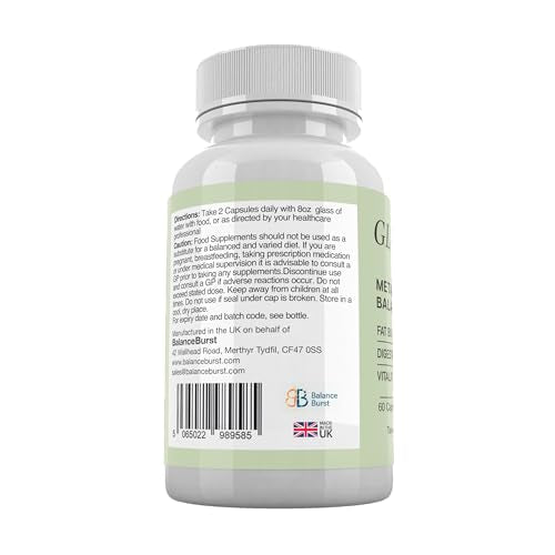 GLP Formula Metabolic Balance 60 Capsules Food Supplement Natural