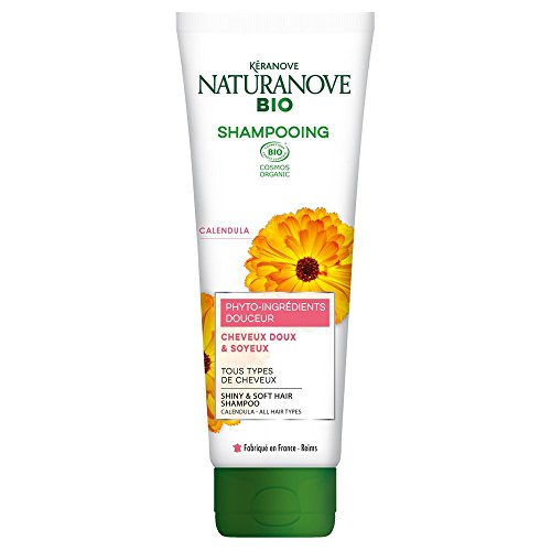Nat&Nove Kéranove Naturanove Bio - Gentle Shampoo Certified Organic Calendula for All Hair Types - 250 ml