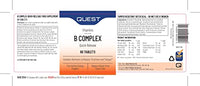 Quest B Complex Timed Release (Formerly Mega B-100) 60 Tablets (Pack of 3)