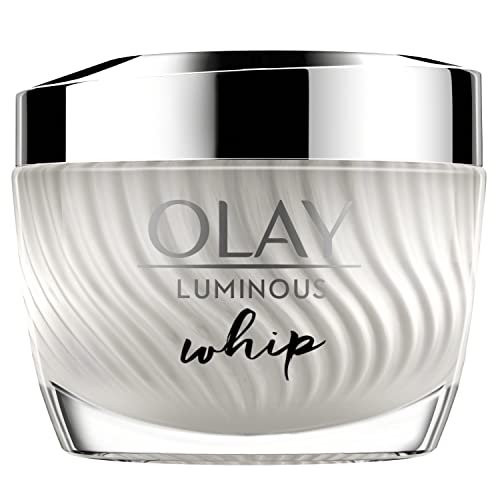Olay Luminous Whip Moisturiser 50ml, 2 in 1 Face Cream & Primer with Niacinamide, Light as Air for a Healthy Glow