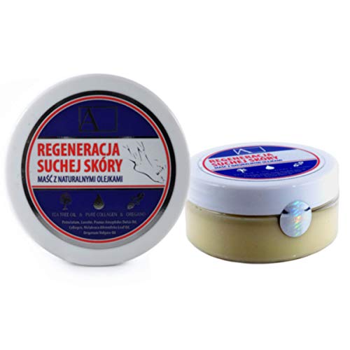 ARKADA Natural REGENERATING Ointment with Herbal Oils & Collagen Soothing Cracked Dehydrated Skin & Fissures 70ml