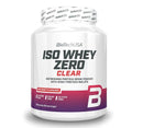 BioTechUSA Iso Whey Zero Clear Drink Powder, Refreshing, Sugar-Free, Lactose-Free, Gluten-Free, 5 Fruity Flavors, 88 kcal, 21g Protein, BCAAs, 500 g, Red Berry