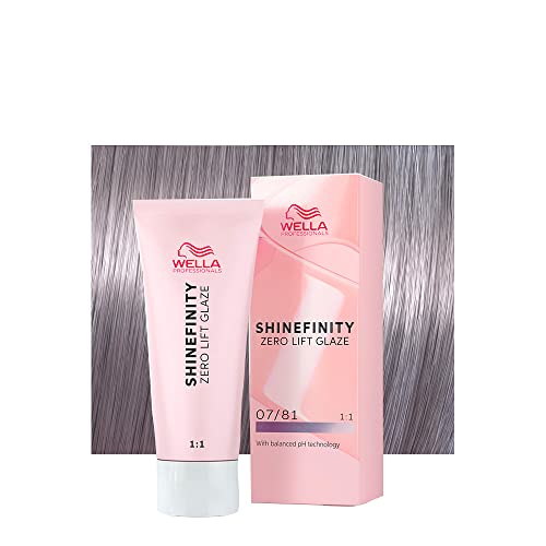 WELLA Wella Shinefinity Smoky Opal 07/81 Medium Ash Blonde 60ml - Demi-Permanent Color