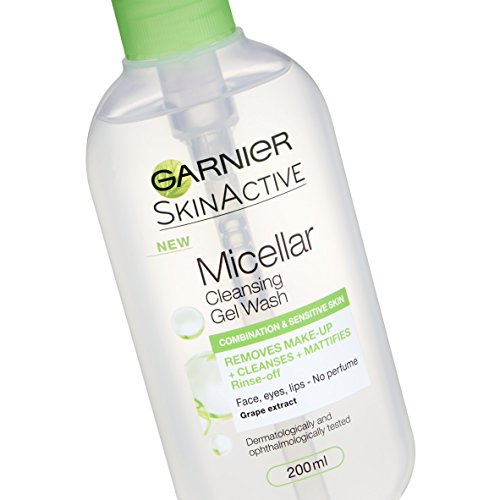 Garnier Micellar Gel Face Wash Combination Skin 200ml 3600542011488