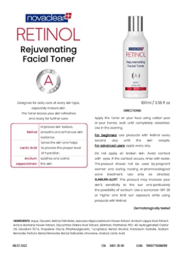 Novaclear Retinol Rejuvenating Facial Toner