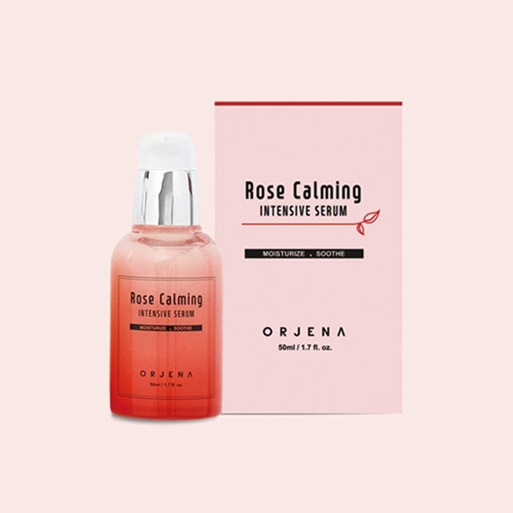 Orjena Rose Calming Intensive Serum - Moisturizing, Soothing, Calming - For All Skin Types, 50ml Net Wt