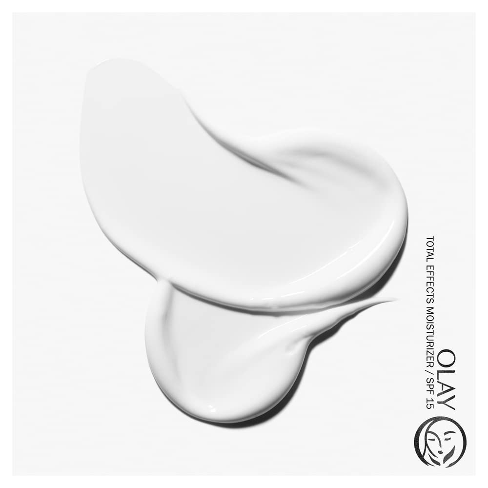 Olay Total Effects Face Cream Skin Care Sets & Kits, Day & Night Cream, Face Moisturiser Pamper Gifts For Women With Vitamin C, B3 and SPF 15, 7in1 Nourish and Protect 2 x 37ml