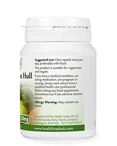 Health Leads ...Working With Nature Green Black Walnut Hull (Freeze Dried) 330mg x 50 Capsules (100% Additive Free Supplements)