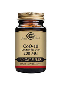 Solgar Coq-10 (Coenzyme Q-10) 200 Mg Vegetable Capsules - Pack of 30