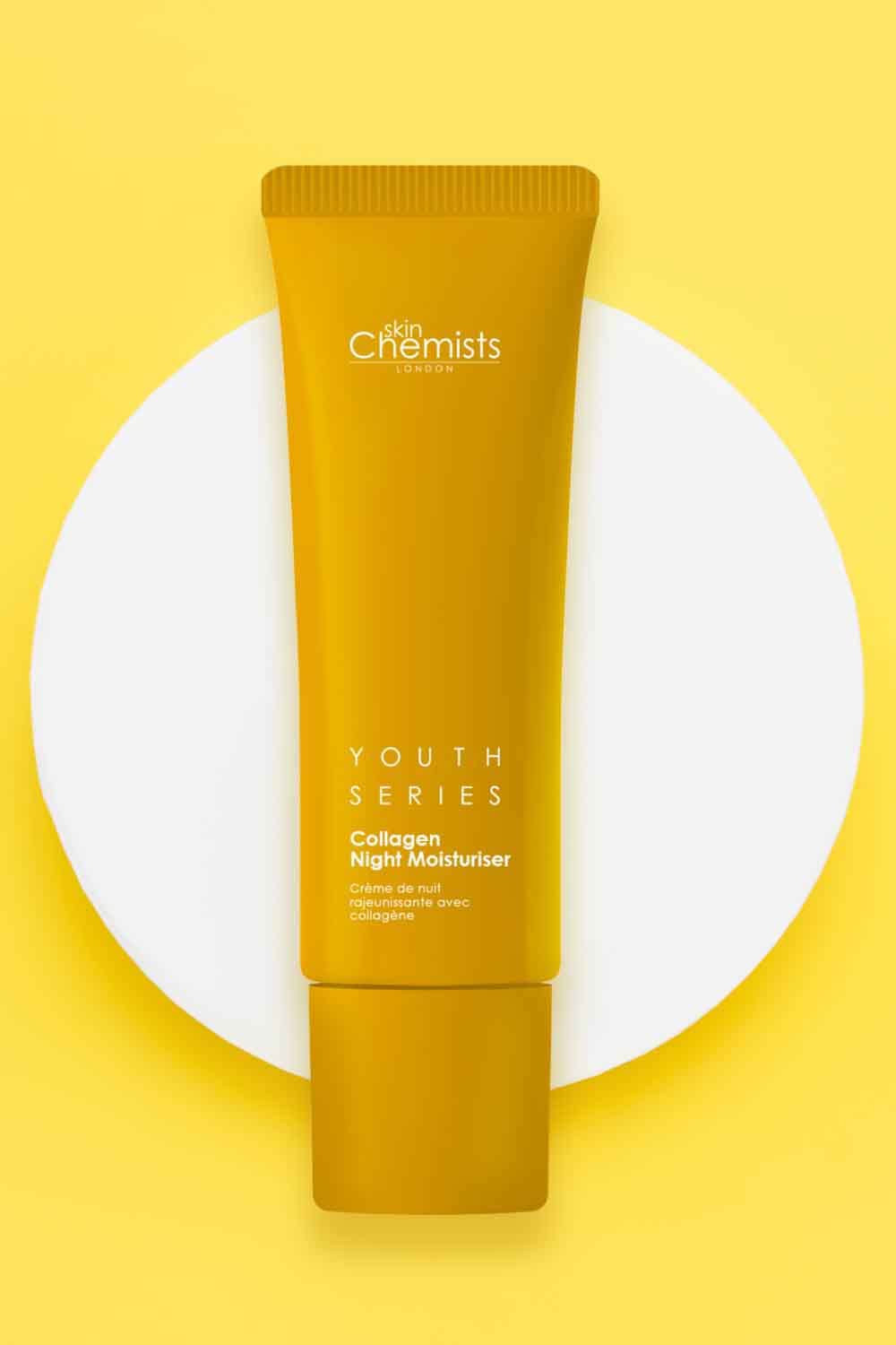 skinChemists Skin Chemists Collagen Anti Aging Night Moisturiser | Anti Aging Skin Care Face Moisturiser Cream Enriched with Plant-Based Collagen, Marine Amino Acids & Coconut Oil - Daily Anti Aging Skin care 50ml