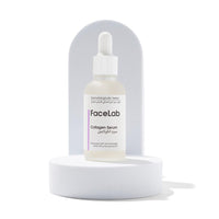 FaceLab Collagen Serum, Anti-Aging Formula, Reduces Wrinkles and Sagging, Moisturises and Softens Skin, Antioxidant Protection, for All Skin Types, 30ml
