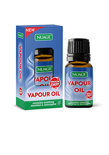 NUAGÉ Nuage Vapour Oil | Contains Soothing Menthol & Eucalyptol - Breathe Easy (10ml)