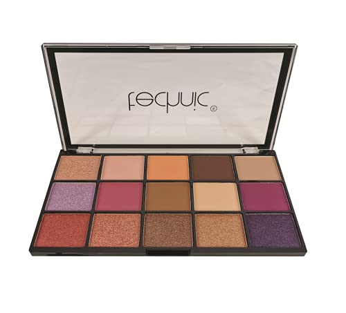 Technic Eyeshadow Palette 15 Pressed Pigment Persian Violet Shimmer & Matte Eyes