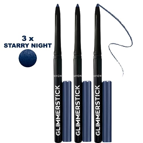 AVON 3 x Avon Glimmerstick Eyeliner in Starry Night Blue