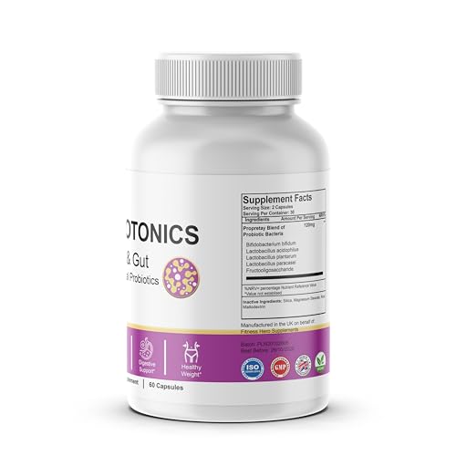 FItness Hero Supplements Neotonics - Neotonics Skin & Gut Probiotics 60 Capsules Food Supplement- Fitness Hero Supplements